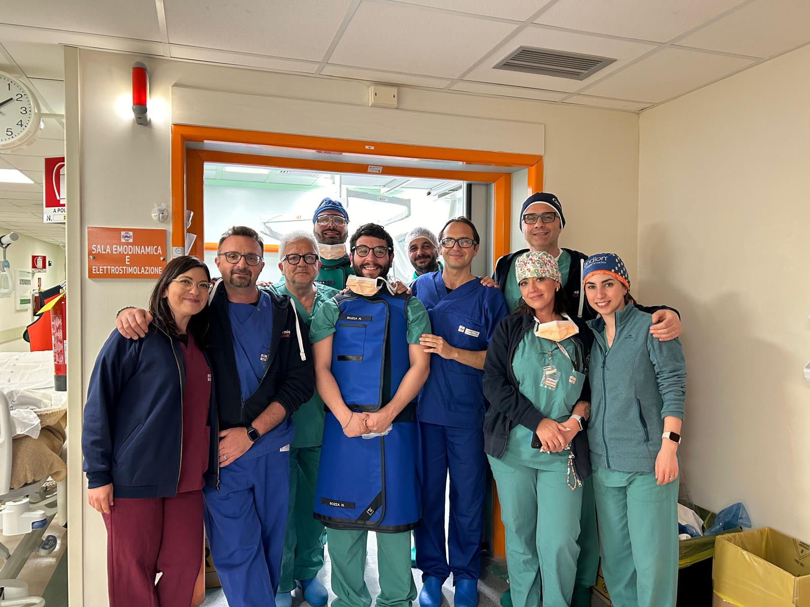 l Equipe di cardiologia interventistica